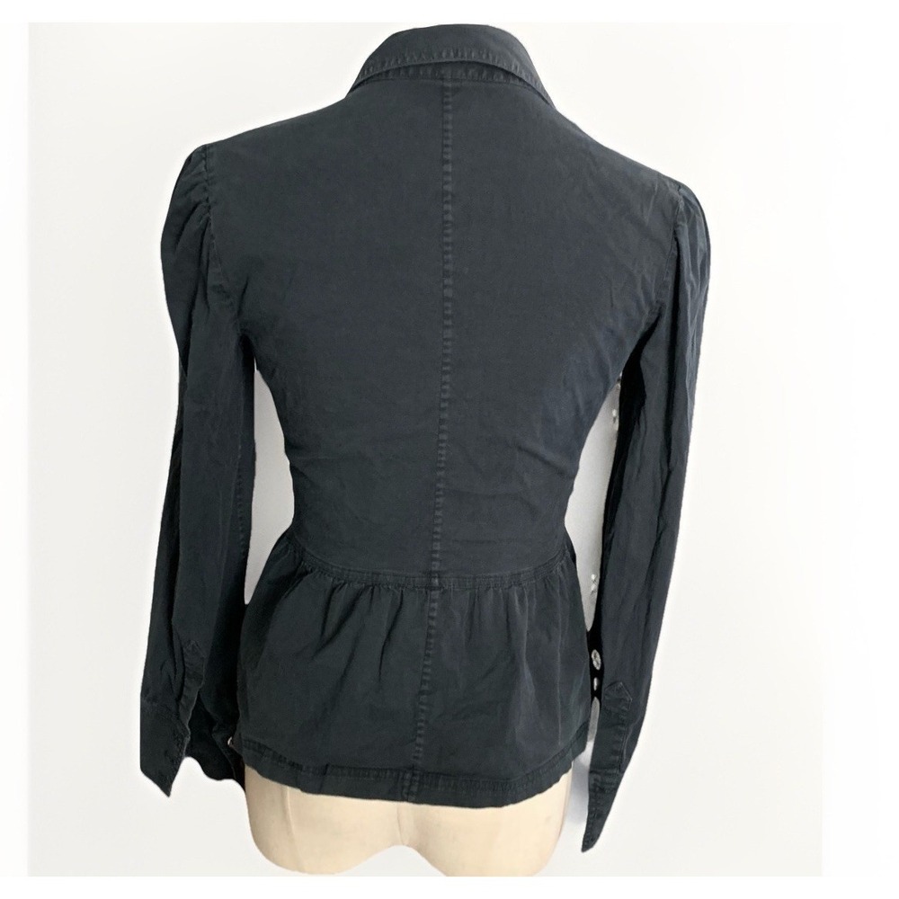 Miu Miu Peplum Button Up Shirt - Picture 5 of 9